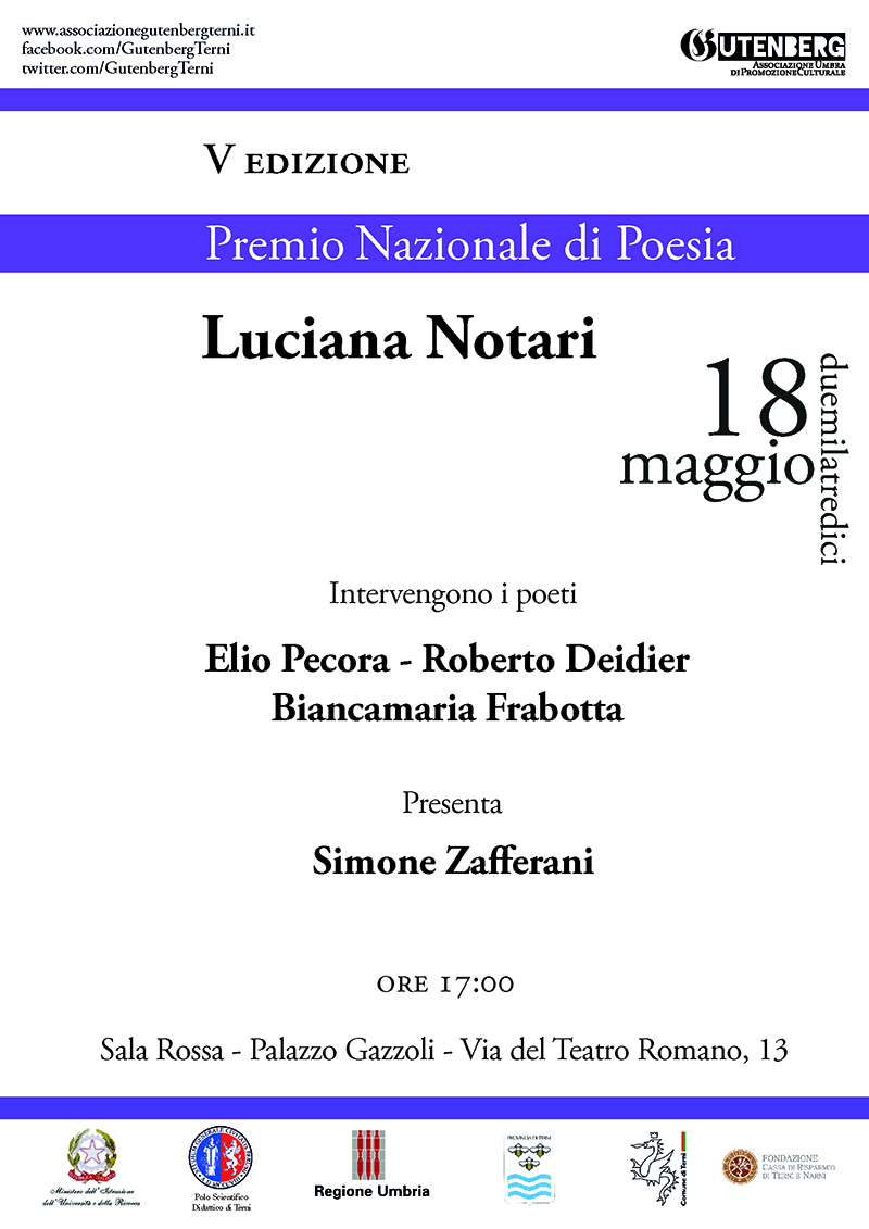 Premiazione Luciana Notari
